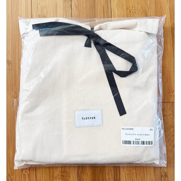 Sleeper Black Mystery Puff Jacket - Picture 6 of 7